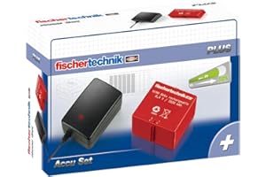 Fischertechnik 34969 Plus Accu Set di batterie elettroniche per Bambini dai 7 Anni in su, Colore Red, Large