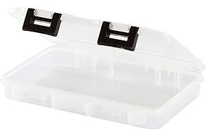 PLANO Open-Compartment 3600 StowAway, Caja aparejos pesca, Caja plástico, Divisores extraíbles, Bandeja aparejos para Crankbaits, Softbaits y anzuelos, equipo pesca