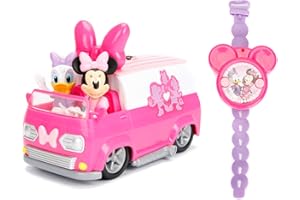 Jada Toys 253074004 Mickie Mouse IRC Minnie Happy Helper's Van, Mehrfarbig, Medium
