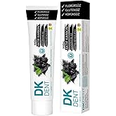 DKDENT Aktif Karbonlu Flor&uuml;rs&uuml;z Diş Doğal Macunu 75 ml