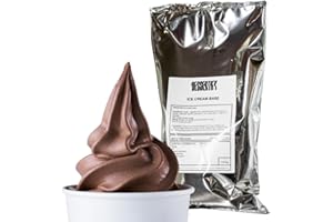 DESSERTIFY Chocolate Ice Cream Powder Mix 1.6Kg - Luxury Soft Serve - Superior Creamy Taste - Use Commercially Or At Home - Up to 128 servings (6)