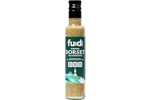 fu:di Dorset Salad Dressing - No Added Sugar, No Seed Oils - Made with Extra Virgin Olive Oil & Fresh British Herbs - Creamy & Herby (250ml)