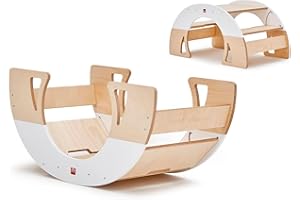 Bianconiglio Kids DONDO est Un Gymnase psychomoteur Multifonctionnel fabriqué à la Main avec des matériaux de première qualité, Convertible en Table et en Plate-Forme d'escalade, fabriqué en Italie.
