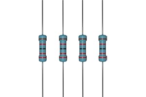 iLAN 100pcs 22K ohm Resistor 1/4w (0.25 Watt) ±1% Tolerance Metal Film Fixed Resistor (22K ohm)