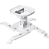 Amazon Basics Tilting Projector Bracket Mount for Ceiling and Wall, 15 kg / 33lbs Capacity, White