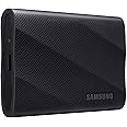Samsung T9 Portable External SSD 4TB, USB 3.2, Speed up to 2,000 MB/s Read/Write Speed, Storage for Professional Creators - videographers, Graphic Designers, Artists, MU-PG4T0B/WW, Black