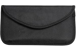 WHYCNJL 1 sztuka Ekranowanie klatki Faradaya Osłona ekranu Futerał RFID Faraday Keyless Ekranowanie kluczyka samochodowego (czarny)