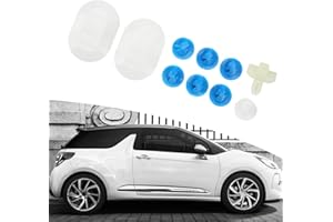 ACESUPEVER Auto Seitenschweller Befestigungsclip Set, 1610186180 Karosserie Halteclip Set Auto Druckstift Nieten Set Ersatz für Citroen DS3 2009-2015