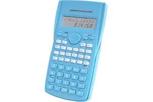CNCEDI Scientific Calculator for Secondary School, Engineering Function Calculator with Dual-Line Display Hd Large Screen, Calculators with 240 Calculation Functions for Student Office Home (Blue)