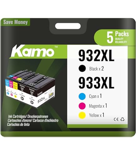 Koala 4er 932XL 933XL Tintenpatronen Ersatz Für HP 932 933 Officejet 6600 6700 7110 7612 7610 6100 Multipack Koalagp