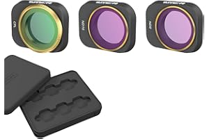 MotuTech Filter für DJI Mini 3 / Mini 3 Pro Drohne Zubehör Linsenfilter (ND8+ND16+CPL)