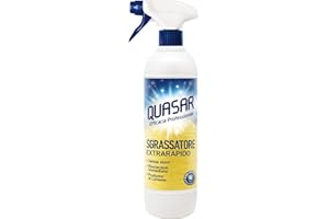 QUASAR PULITO STELLARE Quasar - Sgrassatore Extrarapido - Senza Aloni, Risciacquo Immediato, Profumo di Limone - 680 ml