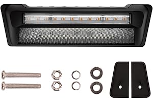 SUPAREE Luces LED 12V Camper Luces LED Caravana 12V Exterior Luz Exterior Autocaravana Luz 6500K Blanca y 1500K Amarillas Intermitentes para RV Van Furgoneta Barco