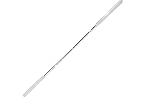 ‎MAY May Mikro-Doppelspatel - Länge: 10 cm - kleine Ausführung - rostfreier Edelstahl - verchromt