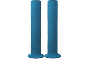 Treer Cubierta de Ventilador, Funda Protectora para Ventiladores Elástico Antipolvo 2 Pieza Fundas de Ventilador para Ventiladores de Torre, Interiores y Exteriores (90-105cm,Azul Turquesa)