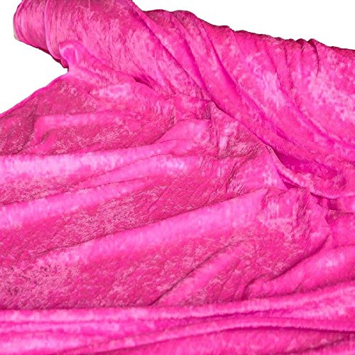 TOLKO® Pannesamt Stoff in Pink – hochwertige Meterware am Stück - 2