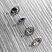 Sindy 5pcs New Crystal Rhinestone Oval Diamond Glitter Alloy Nail Art Decorations Nail Beauty Products Supplies (A3)