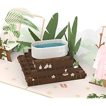 Namalu 3D Wellness Geldgeschenk-Verpackung – Aus Holz, Mit 3 Geldschlitz, Für Sauna, Spa & Urlaubsgutscheine