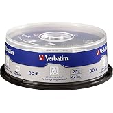 Verbatim 98809 M-DISC BD-R 25GB/1-4x, 25-Disc Cakebox
