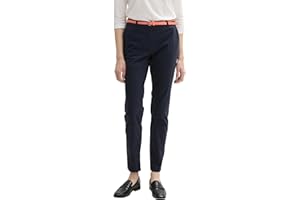 TOM TAILOR Pantalones Chinos Lisos con cinturón para Mujer
