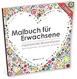 Image de Malbuch für Erwachsene: Ispirierende Blumenherzen (Ausmalen, Entspannen & Träumen)