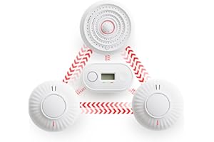 VELTZ Wireless Interlinked Smoke, Heat & Carbon Monoxide Alarm Bundle | Scotland & England Law Compliant | 10 Year Battery Life | CE & BS Certified | LINKD Alarms | Pre Linked | UK Phone & Email Support