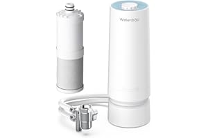 [Ultra Filtration] Waterdrop Arbeitsplatte Wasserfilter, Filterlebensdauer-Erinnerung, 4000 Gallonen, Reduziert Schwermetalle, Schlechten Geruch und 99% Chlor (1 Filter Inbegriffen) WD-CTF-08