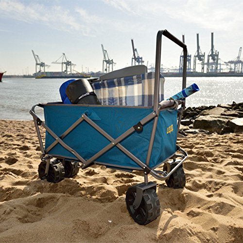 Faltbarer Beach-Buddy Strand Bollerwagen 100KG Tragkraft Uquip 245201 - 2