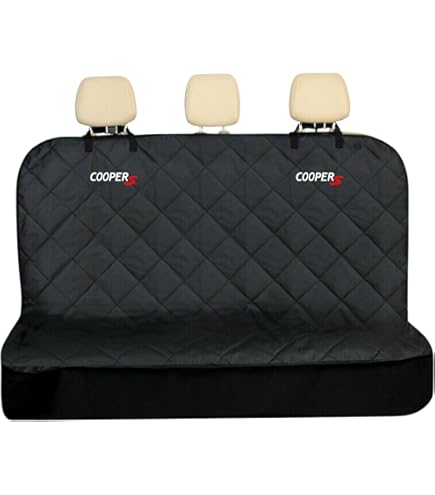 Black  Car Rear Seat Cover Pet Hammock Dog To Fit Bmw Mini Countryman Waterproof Mat~p58476835