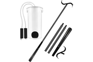 REAQER Sock Aids for Putting Socks On and Off for Men and Women, Stock Helper Shoe Helper with Long Handle Shoe Horn Dressing Stick for Senior Pregnant