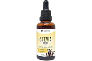 Nutribe® Extrait de Stevia Liquide - Vanille | Sans calorie, pour régime keto