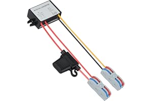 YABOANG Convertitore di potenza AC DC da AC 10-26V/DC10-40V Convertitore di tensione con fusibile AC 24V e DC24/36V a DC 5V 3A 36W Trasformatore di potenza Impermeabile Modulo a passo in giù Rettificatore