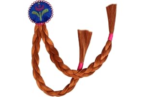 LOVELEGIS Tresse - anna - extensions - cheveux - accessoires - carnaval - halloween - costume - robe - robe - idée cadeau pour Noël et anniversaire