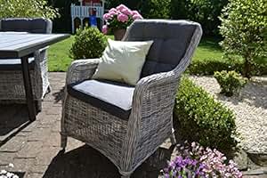 Amazon.de: bomey Rattan-Sessel Set mit Polstern I ...