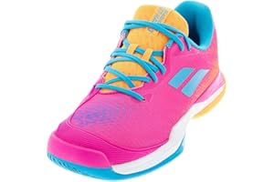 Babolat Niños Jet Mach 3 AC Zapatillas De Tenis Zapatilla Todas Las Superficies Rosa - Naranja