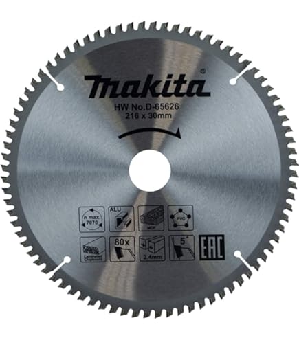 B-08492 - Circular Saw Blade, Makforce T.C.T, 190 X 15.88mm, 40 T