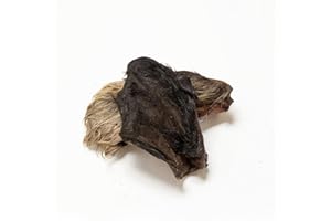 NATURAL TREATS BY PET TREATS WHOLESALE Natural Treats Hairy Cow Ears (30pcs) Natural Long Lasting Air Dried Dog Chew Treat