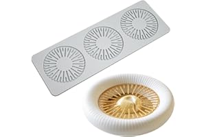 TUKE Tuille Molds - Moldes de silicona con forma de gota de agua, molde hueco 3D para fondant, encaje de chocolate, caramelos, moldes de silicona para hornear, arcilla polimérica, resina, manualidades de