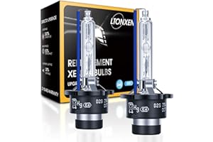 LTONXEN Ampoule D2S Xenon HID 8000K Bleu Froid Lampe 12V 35W pour Voiture Phare Remplacement Kit, Garantie de 2 Ans. (2 Pcs)