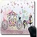 Produktbild Mauspads für Computer Grafik Cinderella Vintage Floral Wagen Wildlife Horse Holidays Schmetterling Muster Hochzeit Mädchen rutschfeste längliche Gaming-Mauspad
