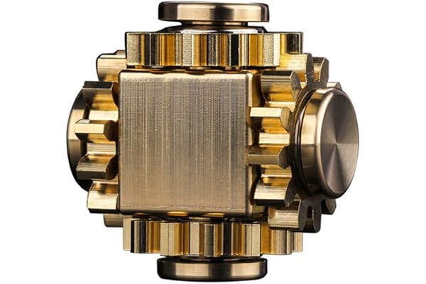JTLB Mini engrenage en Alliage métallique Spinner Fidget Jouets en Laiton Pur Fidget Jouets Main Spinner Doigt Focus Jouet Anti-Stress