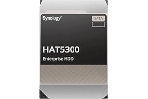 Synology HAT5300 8TB 3.5' 7200rpm SATA HDD; Designed for 24/7 environments