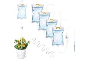 Gfamous 5 pièces 3,5 L Systèmes D'arrosage Automatique avec Aac D'eau,Système D'irrigation des Plantes, Dispositifs d'Arrosage des Plantes, pour plantes en pot - Pour intérieur et extérieur