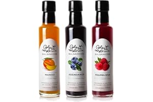 GLOSA MARINA 3er Feinschmecker Paket *ISLAS BALEARES* Crema Balsámica Mango, Heidelbeere, Himbeere (3 x 250ml)