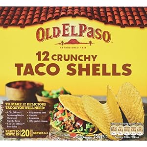 Old el paso 12 taco shells 156g (8410076480637)