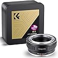 K&F Concept M42 to Fuji X Adapter, Manual Lens Mount Adapter Fit for M42 Mount Lens to Compatible with Fujifilm X-Series FX Mount Mirrorless Cameras