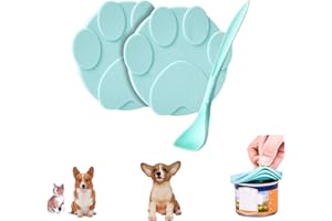 JILSKL Tierfutter-Dosendeckel Katzenfutter, 2 Stück Tierfutter-Dosendeckel Katzenfutter,Dosendeckel Katzenfutter, Universal Silikon Dosendeckel für Haustier Futteraufbewahrung