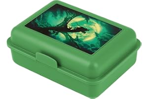 Baagl Contenitore per il pranzo per bambini, per la scuola, per il pranzo, per ragazze, ragazzi, asilo, per il pranzo, per il pane, per lo snack (drago)