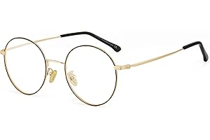 Cyxus Blue Light Glasses Anti Eyestrain Computer Eyeglasses, Clear Lens Retro Eyewear for Men and Women…