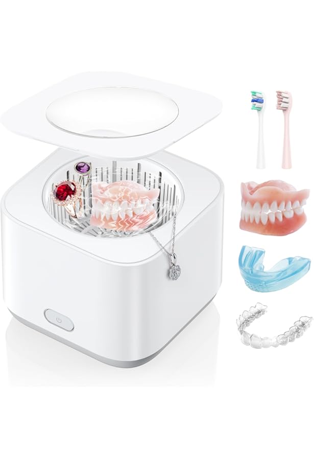 Nettoyeur 350ml Nettoyeur à Ultrasons Kunphy 48000 Hz - 350 Ml - Minuterie Numérique - Pour Lunettes, Bijoux, Dentaire Appareil Nettoyage 48000Hz